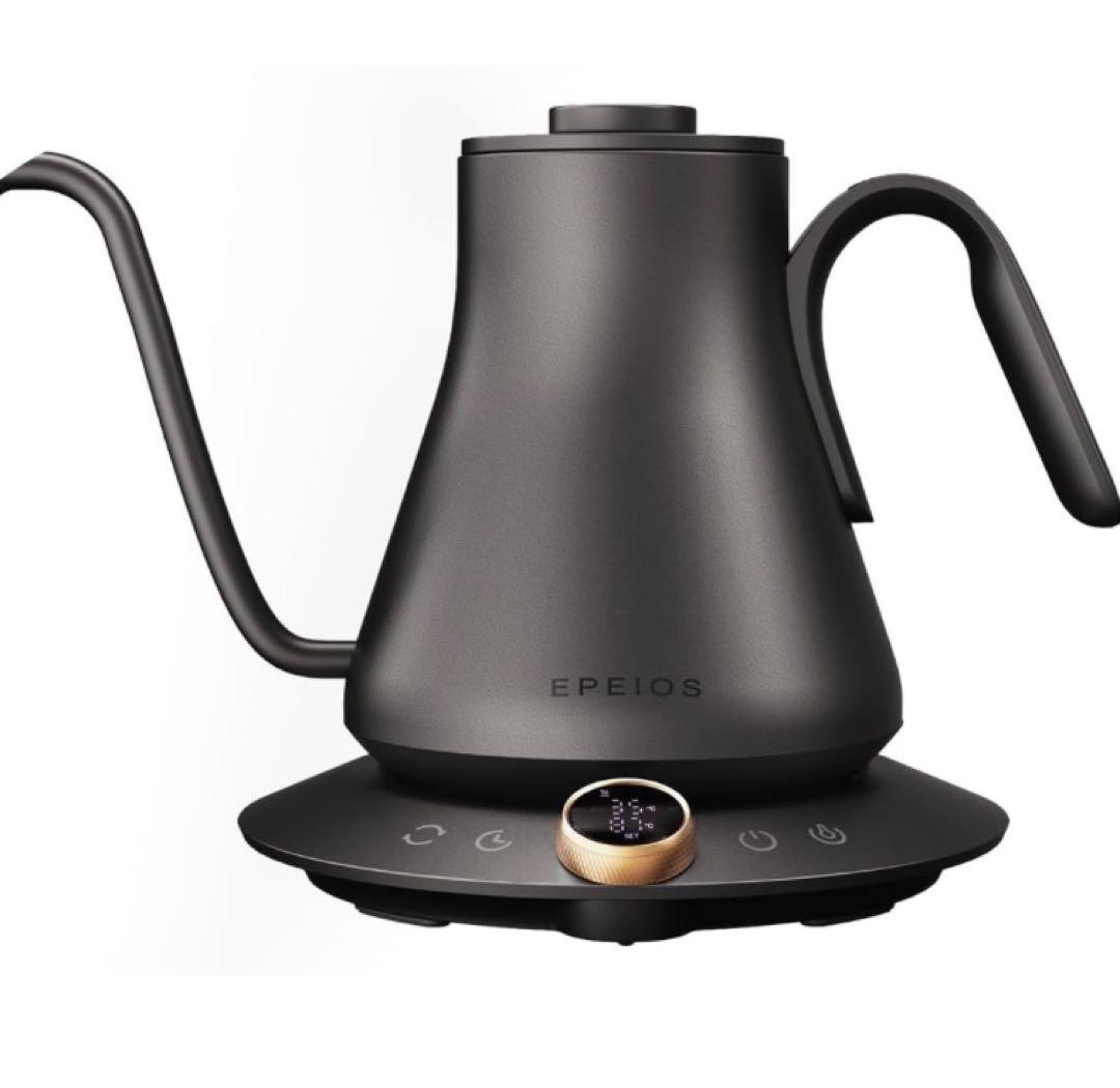 エペイオス(Epeios) 電気ケトル ドリップケトル 0.9L 1200W