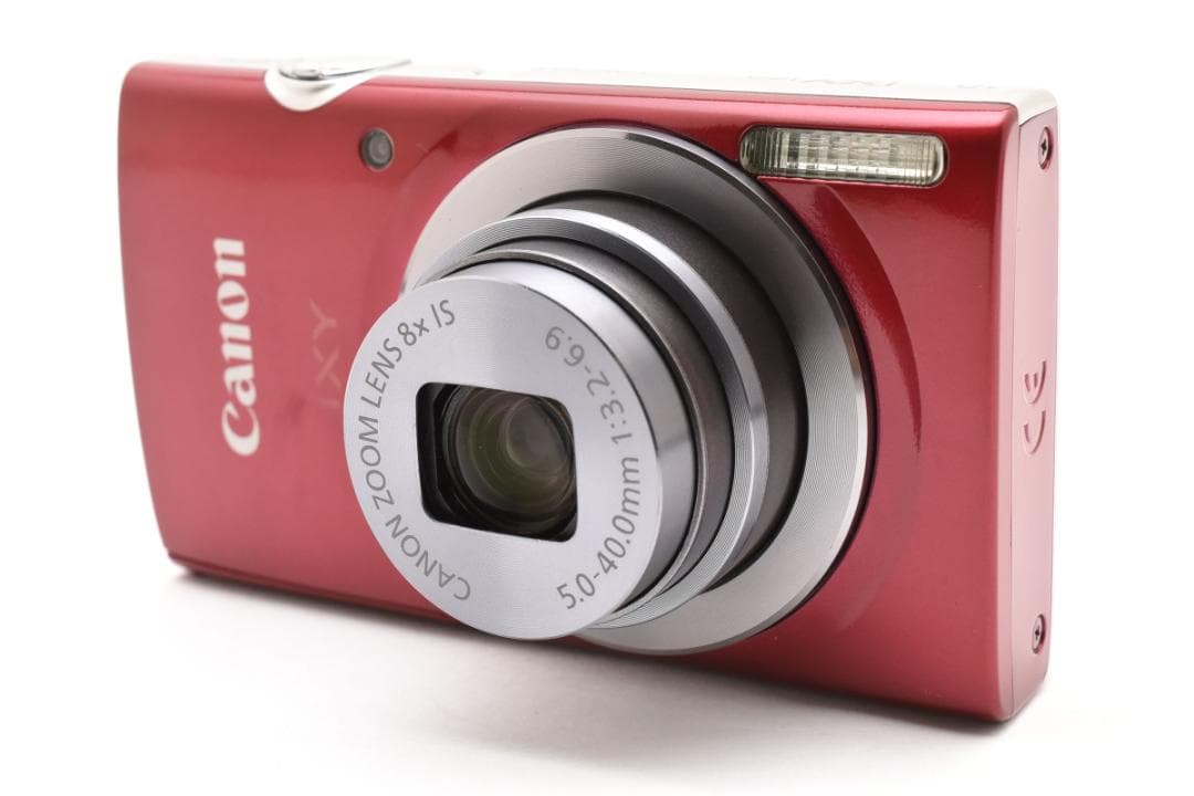 超美品 Canon IXY 160 コンパクトデジタルカメラ レッド キヤノン