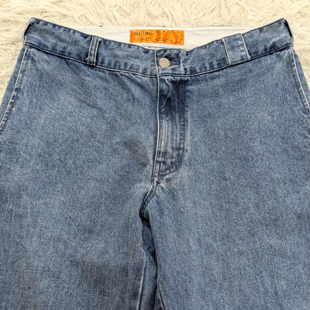 ✨美品✨ CHALLENGER デニムトラウザース パンツ ウォッシュ加工 L