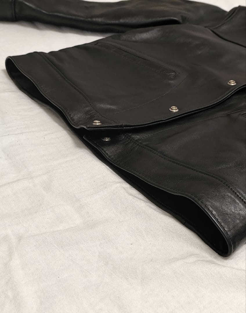 SCHOTT 219US ランチジャケット 38 レザー ボア付 美品