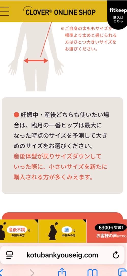 FIT KEEP2 フィットキープ2 骨盤ベルト