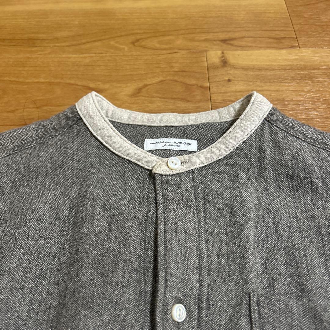 sus-sous シュス　オフィサーシャツ　サイズ7 工房西谷