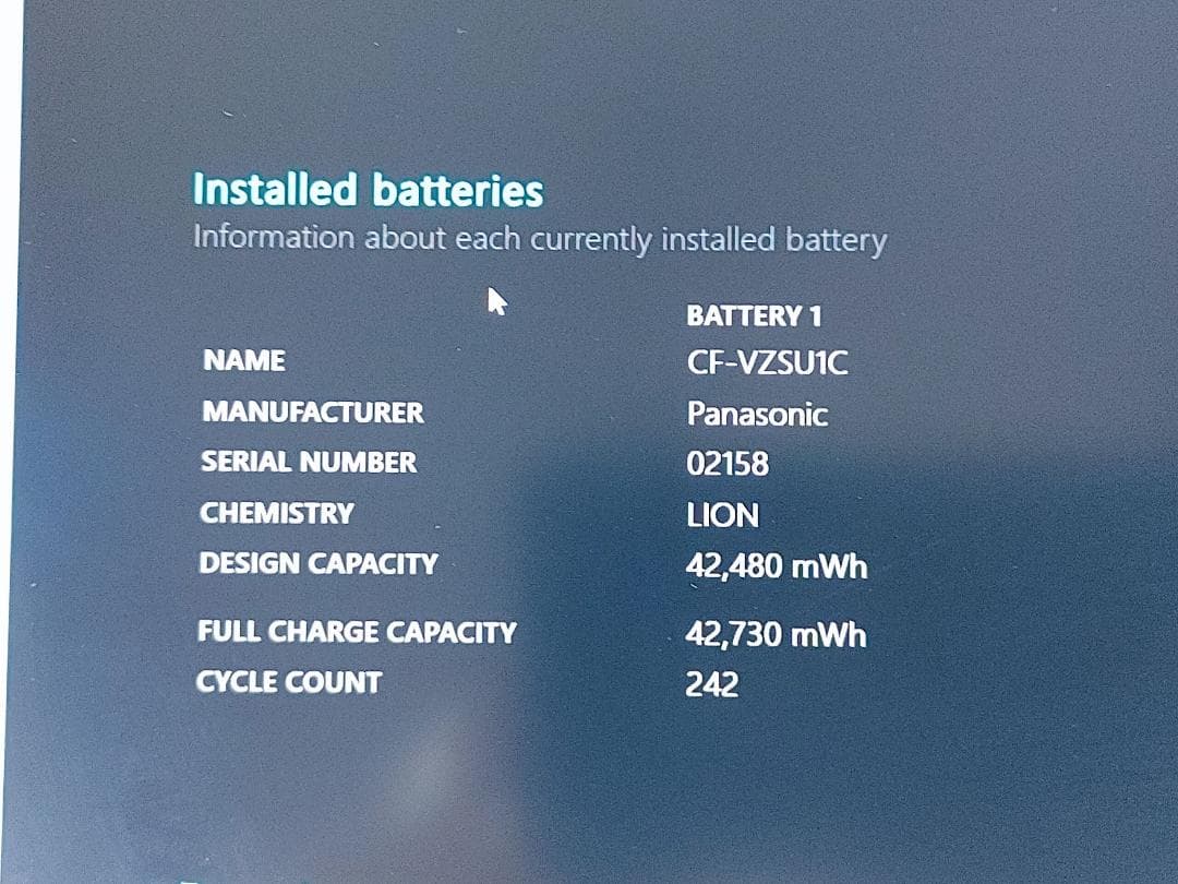 【1TB】Panasonic Let's note CF-SV9