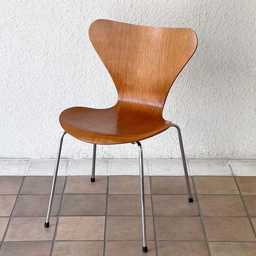 フリッツハンセン セブンチェア 希少 チーク材 アルネ•ヤコブセン ビンテージ
