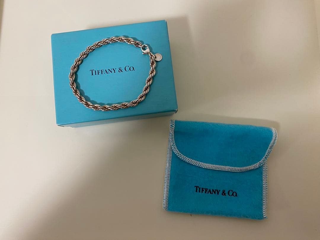 Tiffany& Co. ツイストロープチェーンブレスレット ティファニー