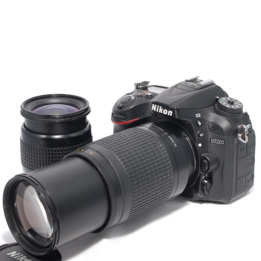 ✨Nikon D7200✨ダブルレンズキット✨高速AF &高速連写✨一眼レフ