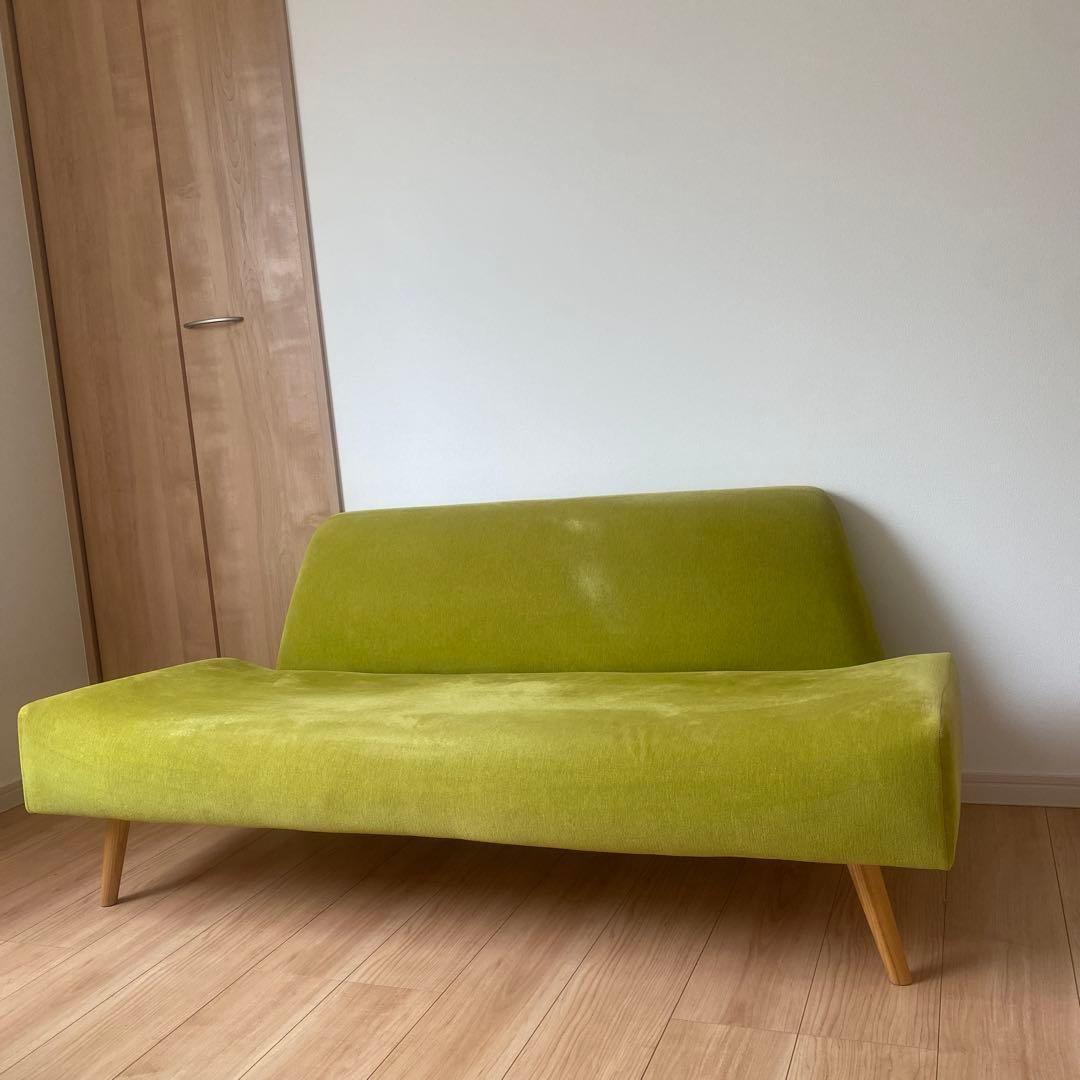 IDEE AOソファ　ライムグリーン 2人掛けソファ