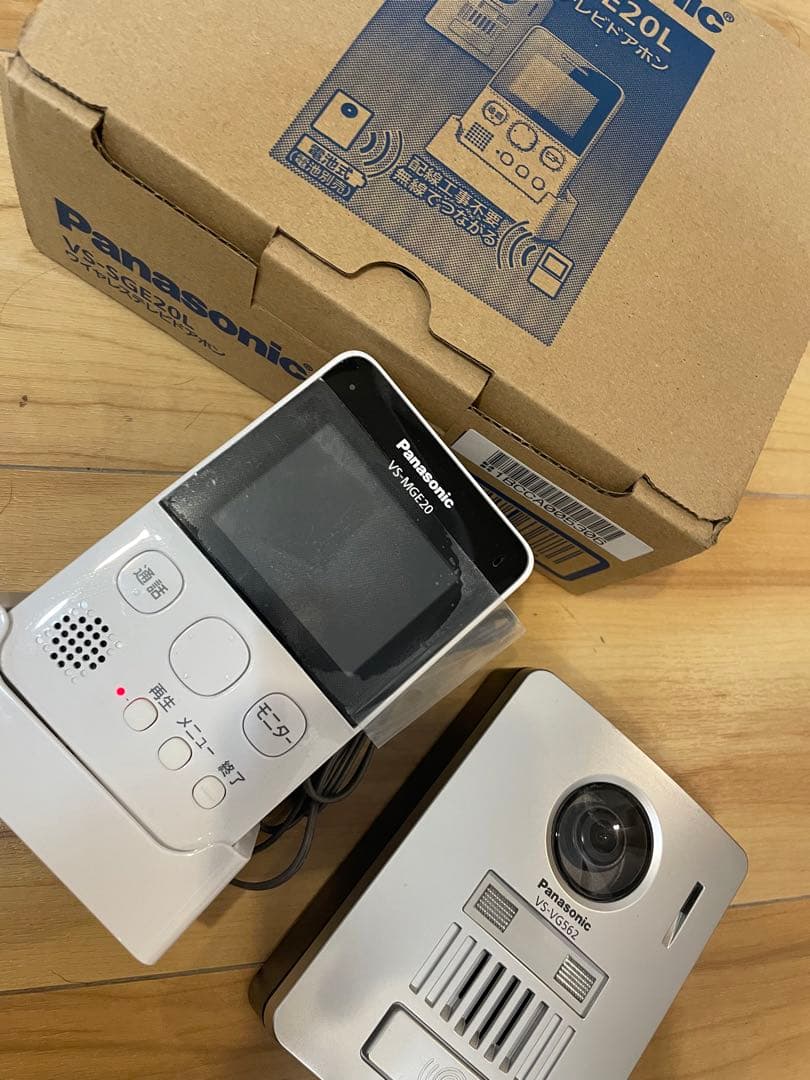 美品　Panasonic ワイヤレステレビドアホン　VS-SGE20L
