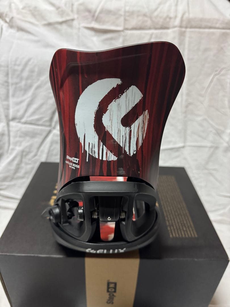 Flux Re-Flex スノーボードビンディング 赤/白