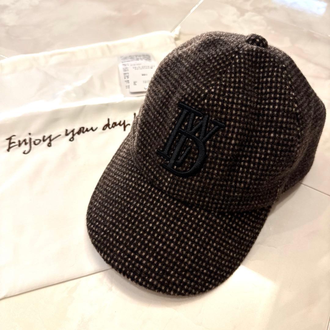 新品未使用2024AW LUDLOW ラドローウールチェックキャップ