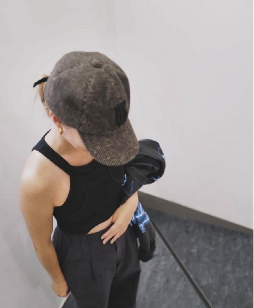 新品未使用2024AW LUDLOW ラドローウールチェックキャップ