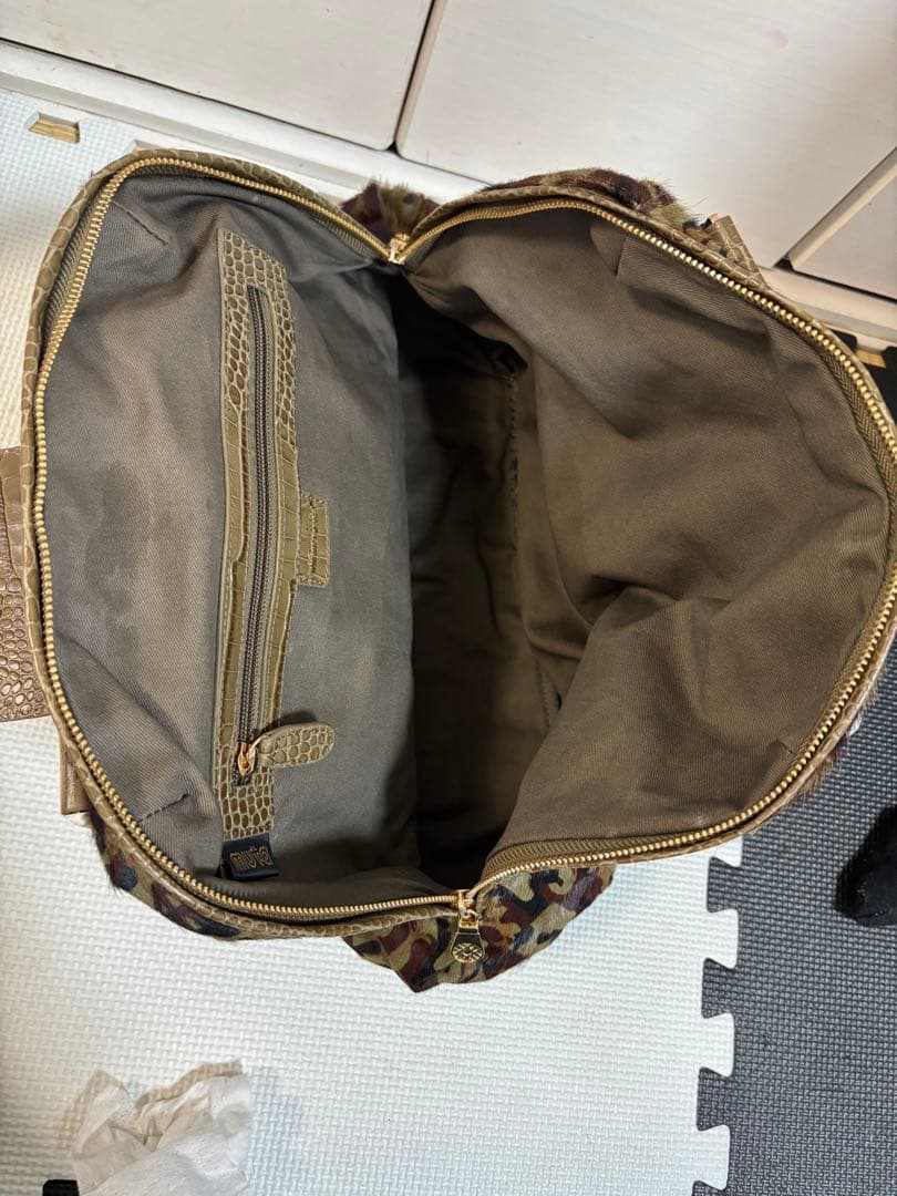 muta 迷彩柄大容量バッグ