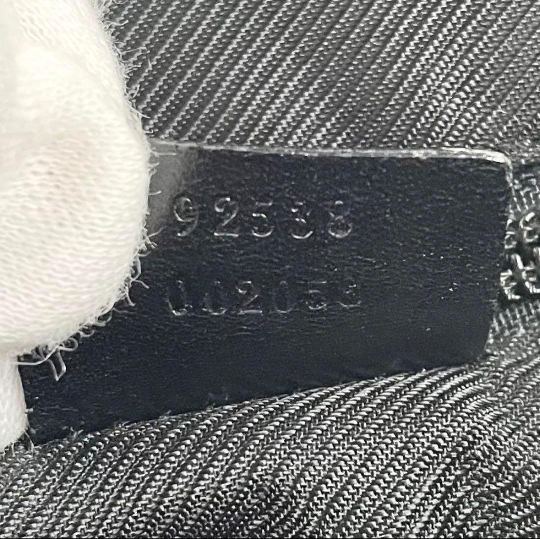 ✨【美品】GUCCI (グッチ) 定番デザイン ショルダーバッグ ブラック✨