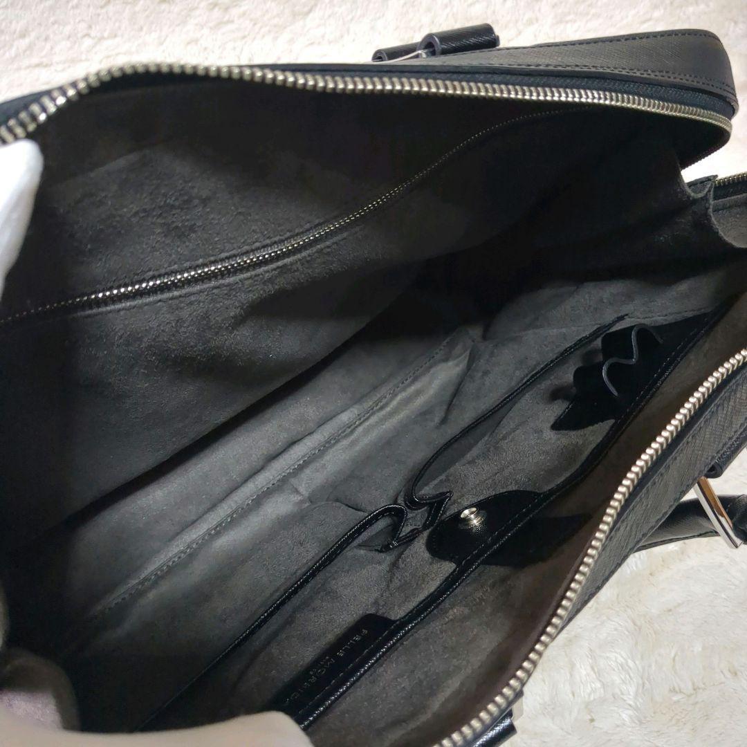 極美品✨PELLE MORBIDA レザービジネスバッグ ブリーフケース 黒