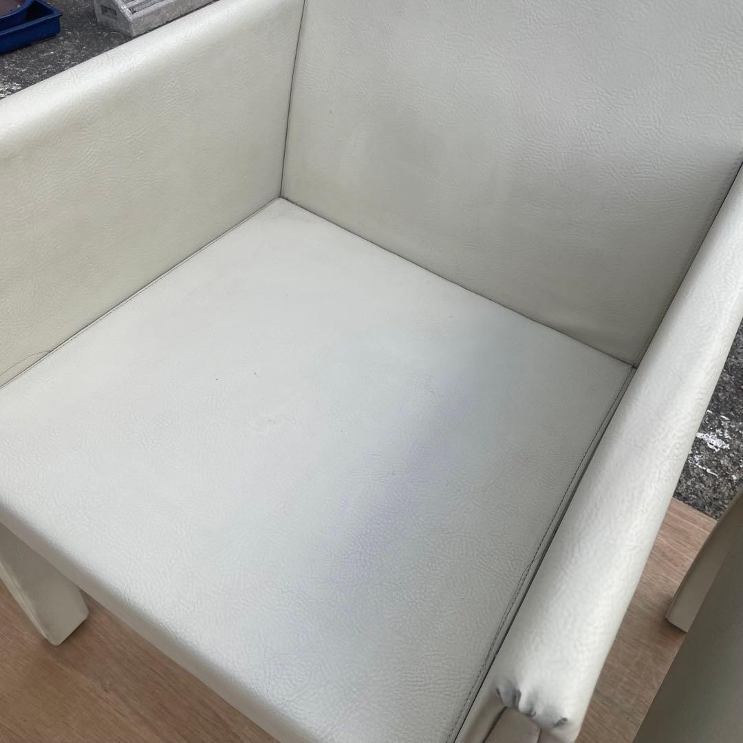 alflex チェア　アルフレックス　2脚　ホワイト