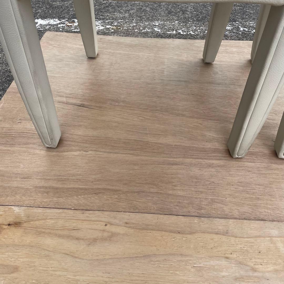 alflex チェア　アルフレックス　2脚　ホワイト