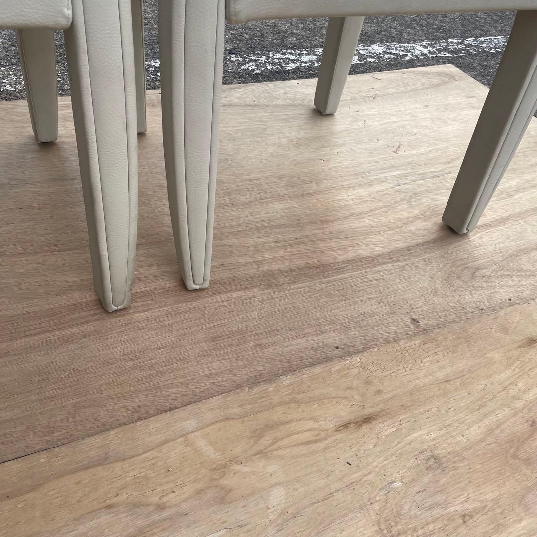 alflex チェア　アルフレックス　2脚　ホワイト