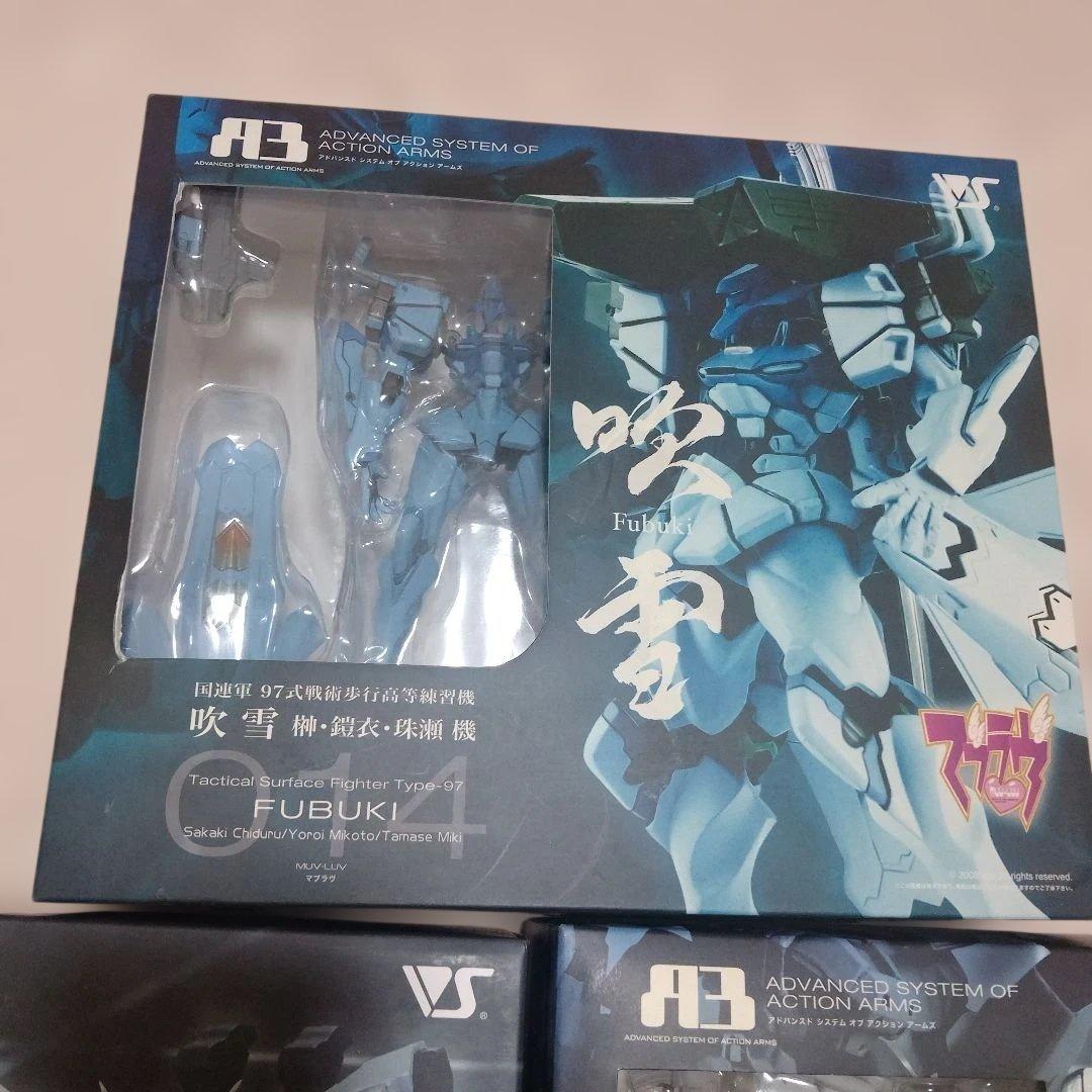 マブラヴ フィギュア まとめて 3体 yf-22 f-15 吹雪 開封済み品