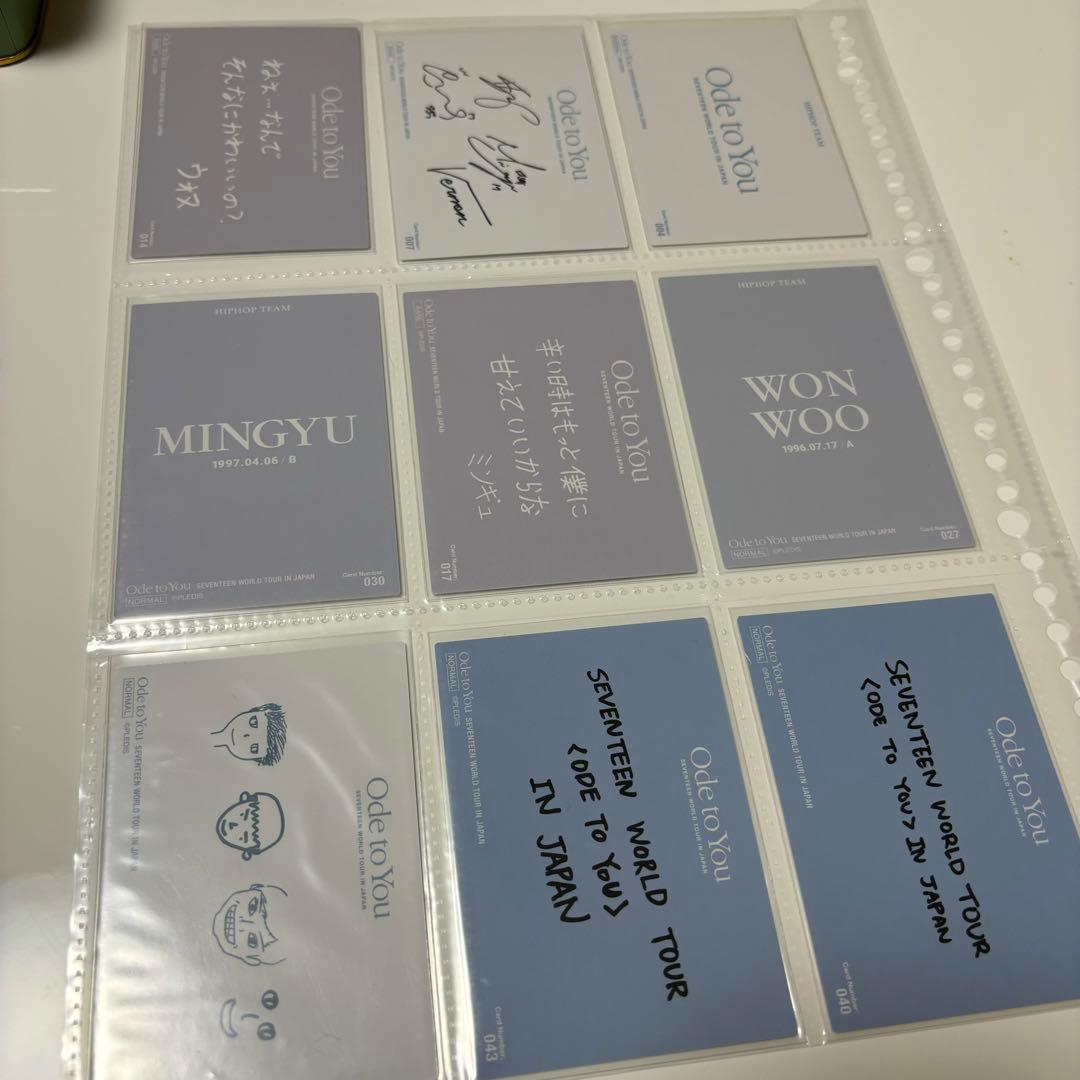 セブチ ode to you トレカセット ウォヌ ミンギュ