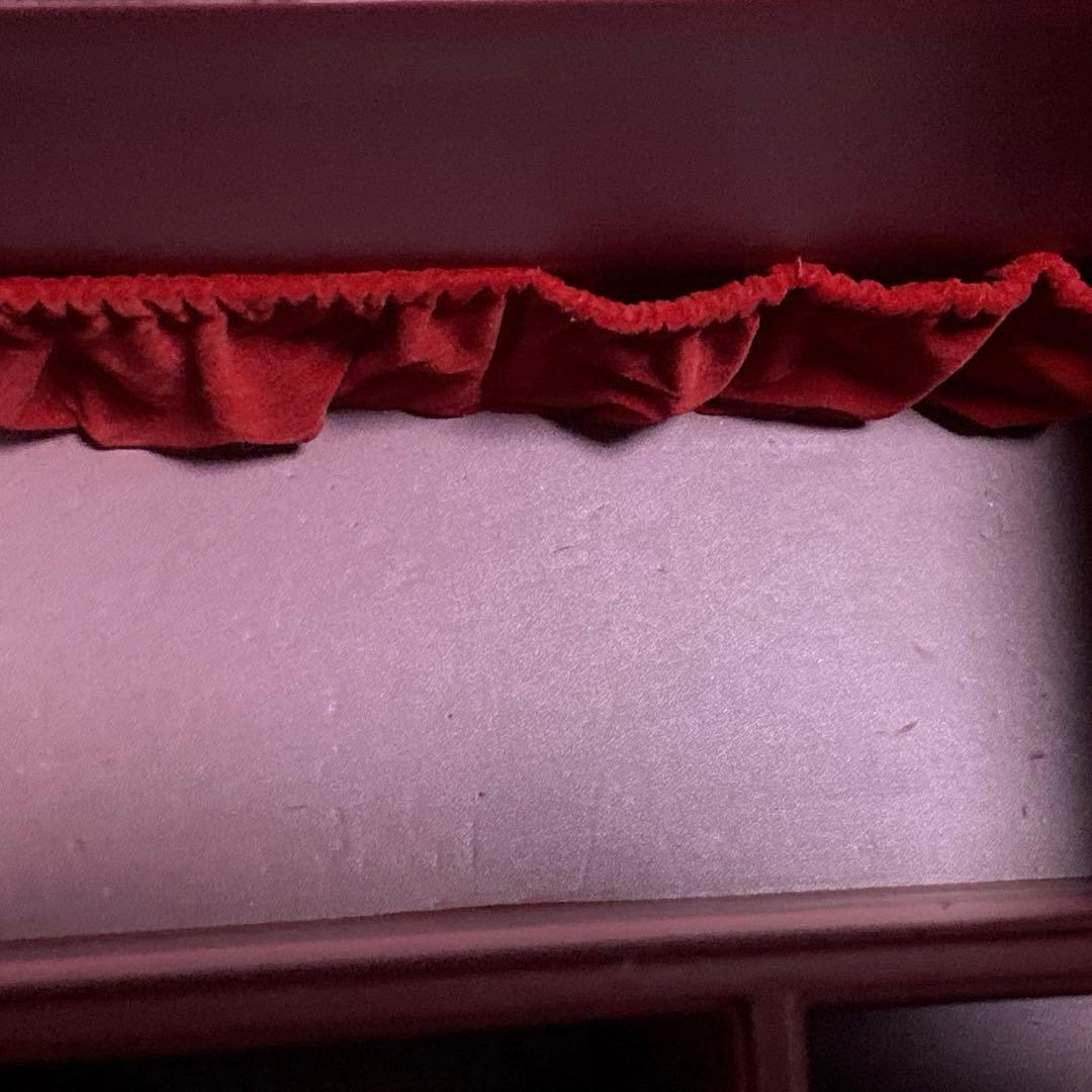 ディズニー Disney フランフラン コスメボックス ベロア調 ハートの女王