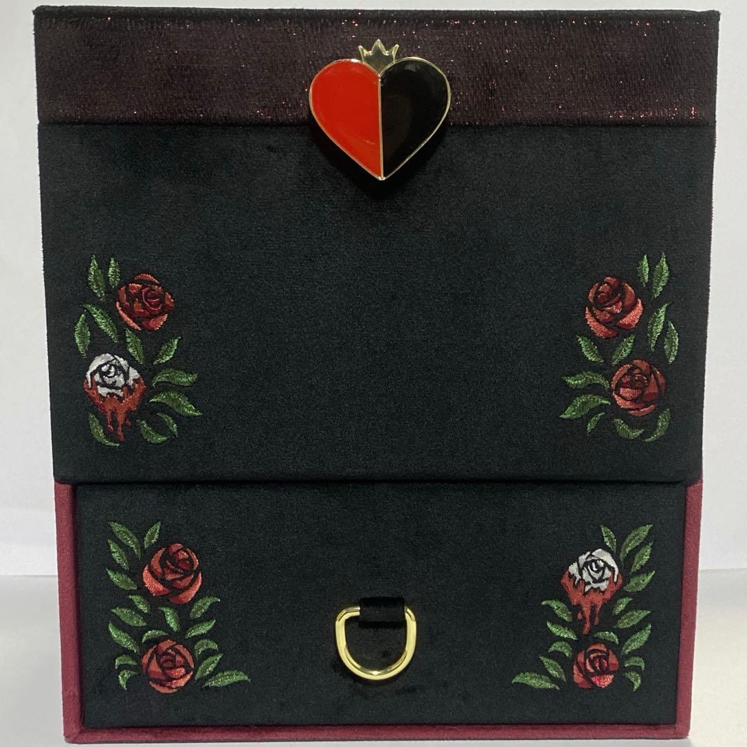 ディズニー Disney フランフラン コスメボックス ベロア調 ハートの女王