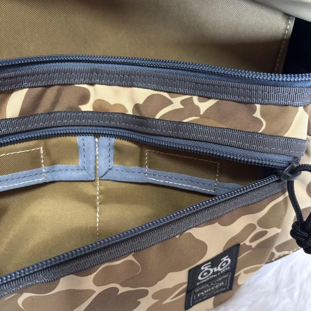 美品❣️ 木梨サイクル　ポーター　PORTERコラボ　ボディバッグ　迷彩