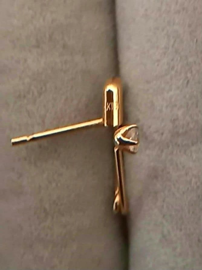 K18　ピアス　片耳