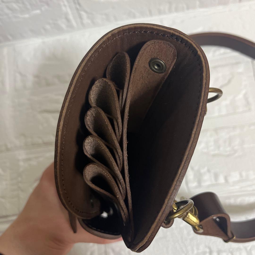 sacra シザーケース SA-21 ダークブラウン （お値下げ不可）