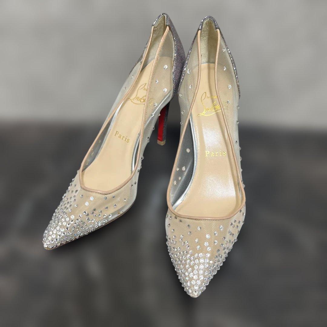 クリスチャンルブタン Follies Strass 100ハイヒール パンプス