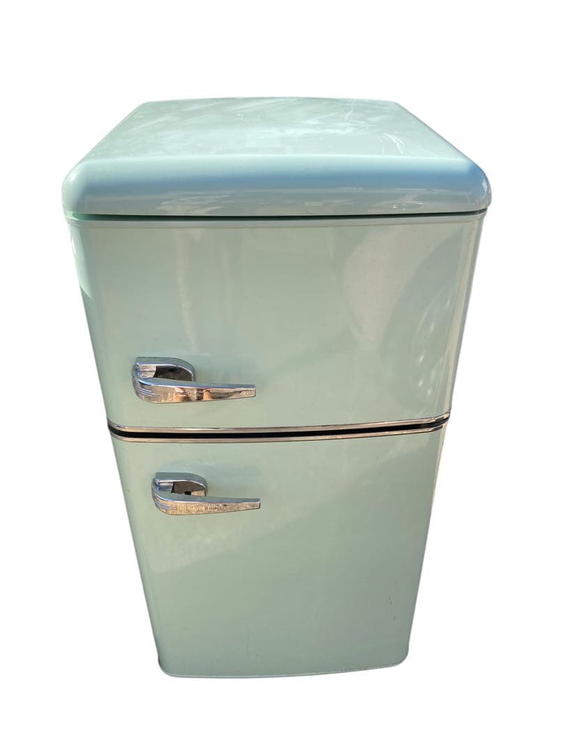 オーヤマ 2021年製　レトロ冷蔵庫　81L PRR-082D-LG