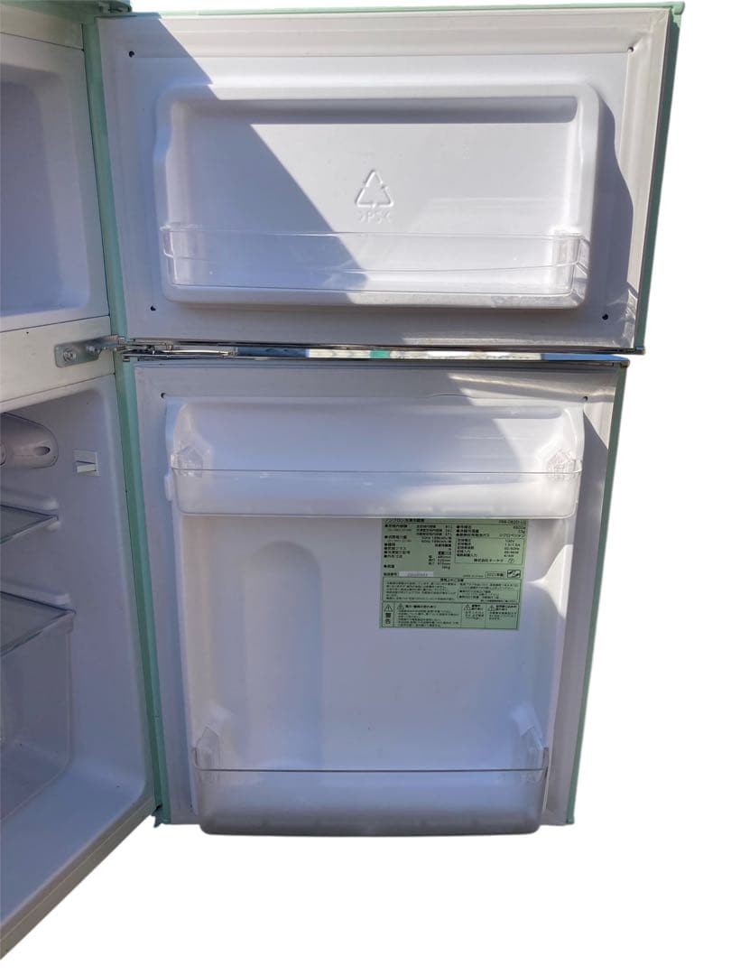 オーヤマ 2021年製　レトロ冷蔵庫　81L PRR-082D-LG