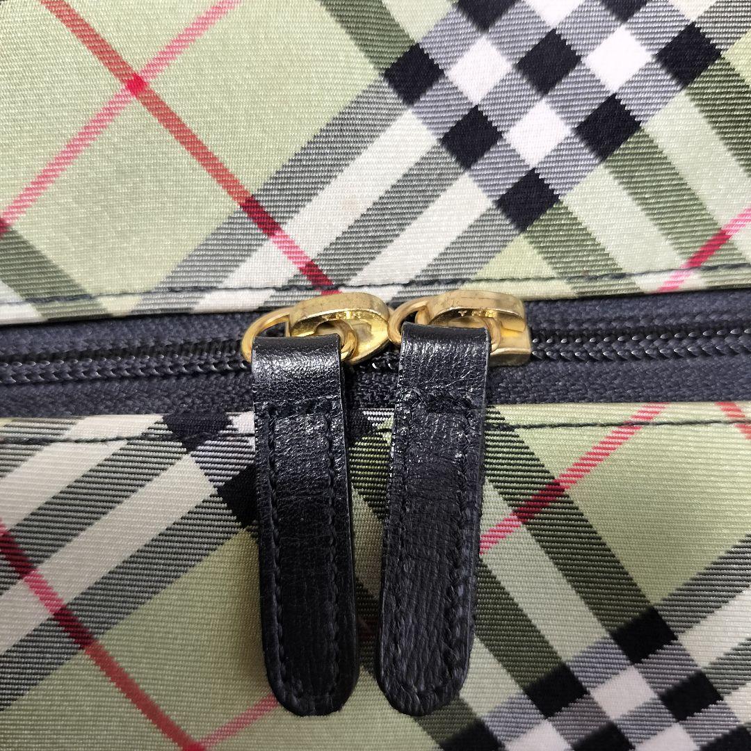 美品 バーバリー 大容量 ボストンバッグ ノバチェック ブラック