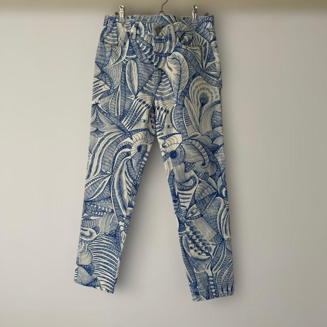 Dries Van Noten 18aw デニム　アウトサイダー柄