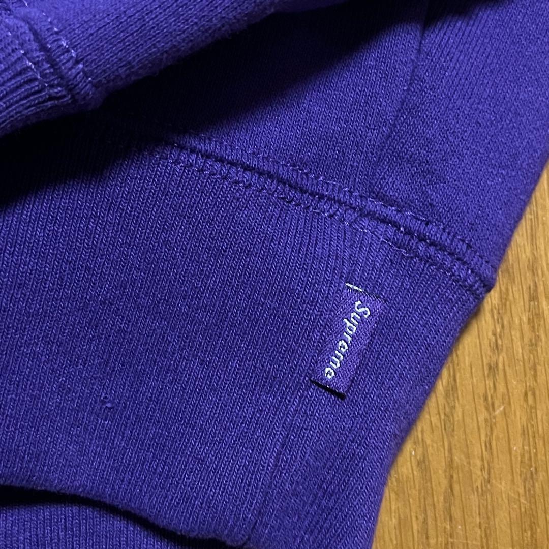 Supreme シュプリーム フーデッド ビッグロゴ パーカー キムタク着 紫