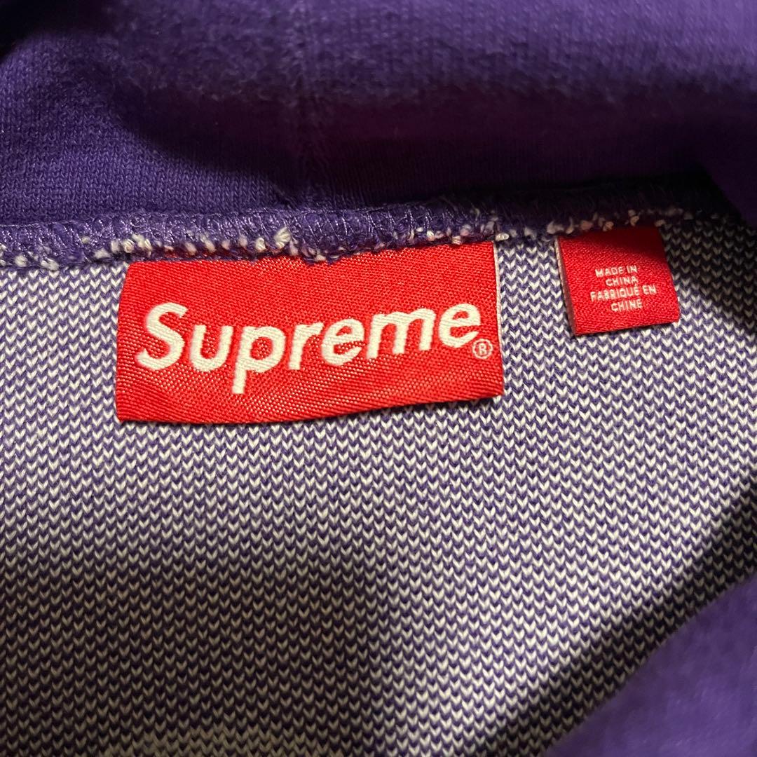 Supreme シュプリーム フーデッド ビッグロゴ パーカー キムタク着 紫