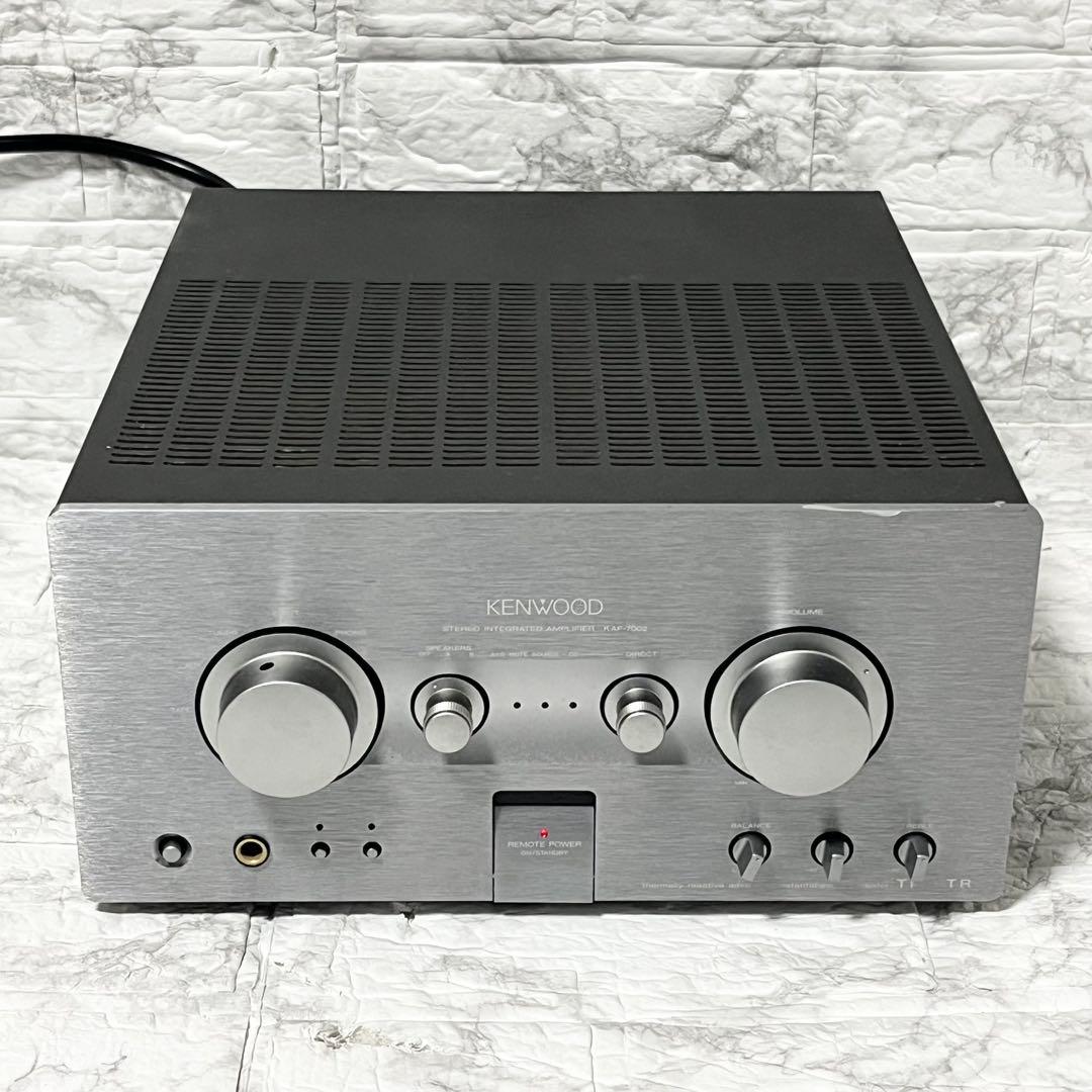 KENWOOD KAF-7002 プリメインアンプ リモコン付 ジャンク 現状品
