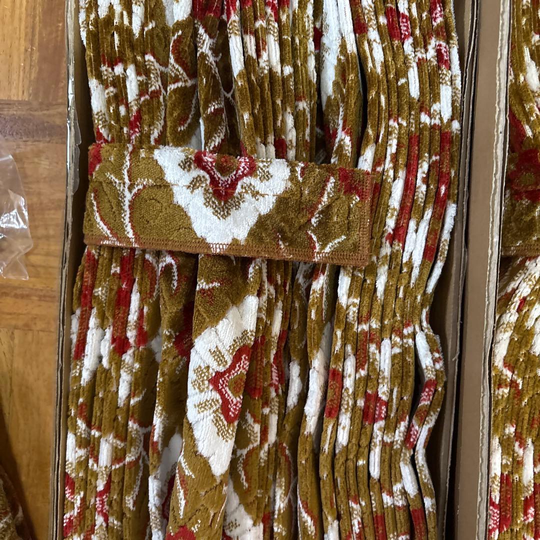 仮眠カーテン、シフトカバー　大花束オレンジ