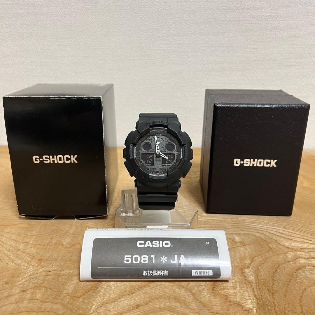 美品 G-SHOCK / ジーショック GA100 1A1JR 国内正規品