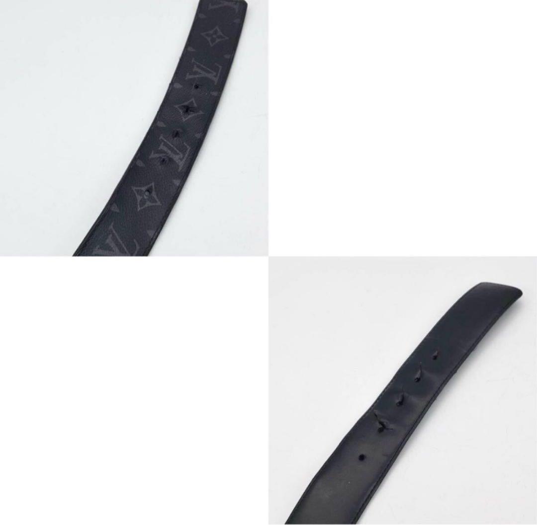 ルイヴィトン サンチュール LVイニシャル　モノグラム エクリプス 90サイズ