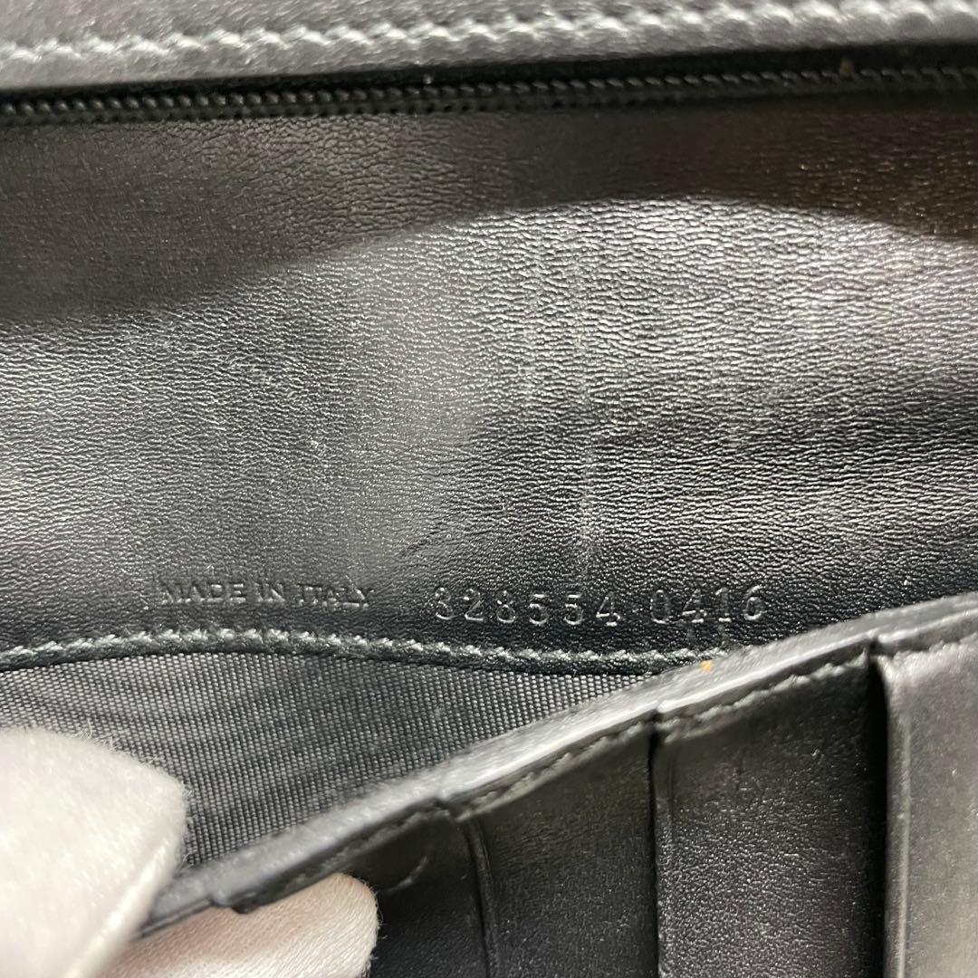 や*ー様 SAINT LAURENT スタッズ付き長財布 ブラック