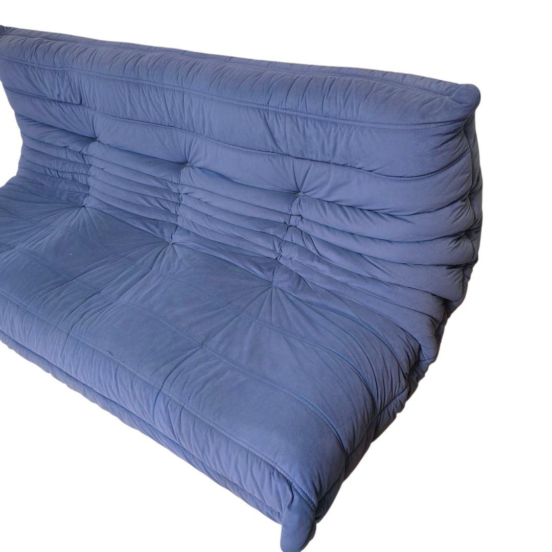 リーン ロゼ/ligne roset3人掛けソファ TOGO トーゴ　ブルー現状