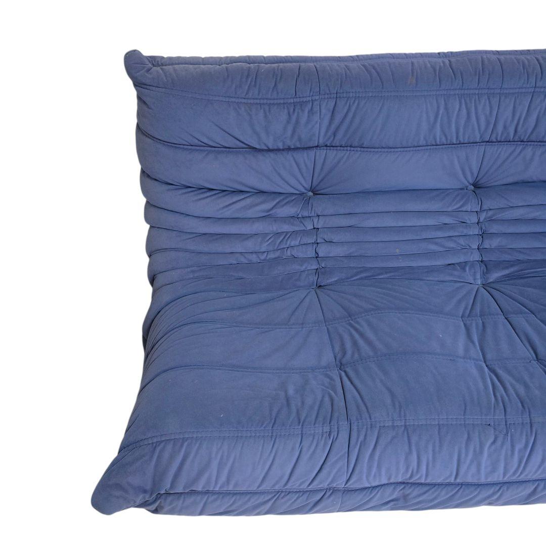 リーン ロゼ/ligne roset3人掛けソファ TOGO トーゴ　ブルー現状