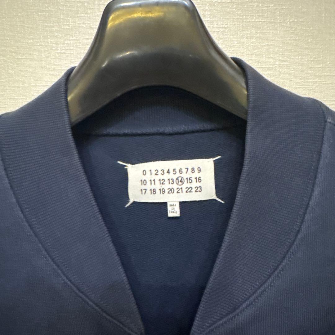 トップス MAISON MARGIELA 14 ELBOW PATCH ZIP SWEAT