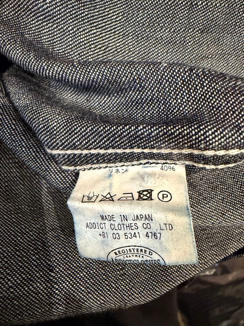 ACV-SJK04CLDコットンリネンDENIM PULLOVER JACKET