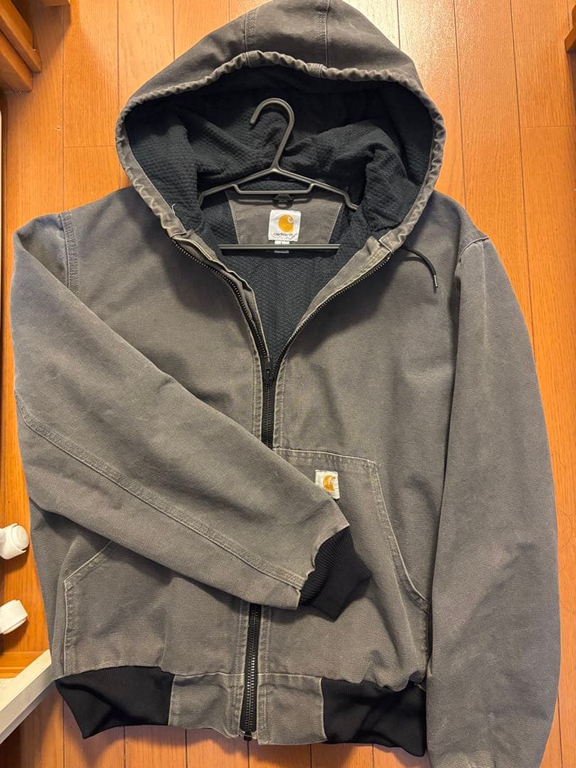 古着 Carhartt メキシコ製 アクティブジャケット グレー