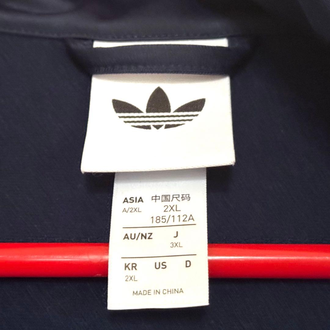 最安値 adidas × OASIS トラックトップ J/3XL ネイビー