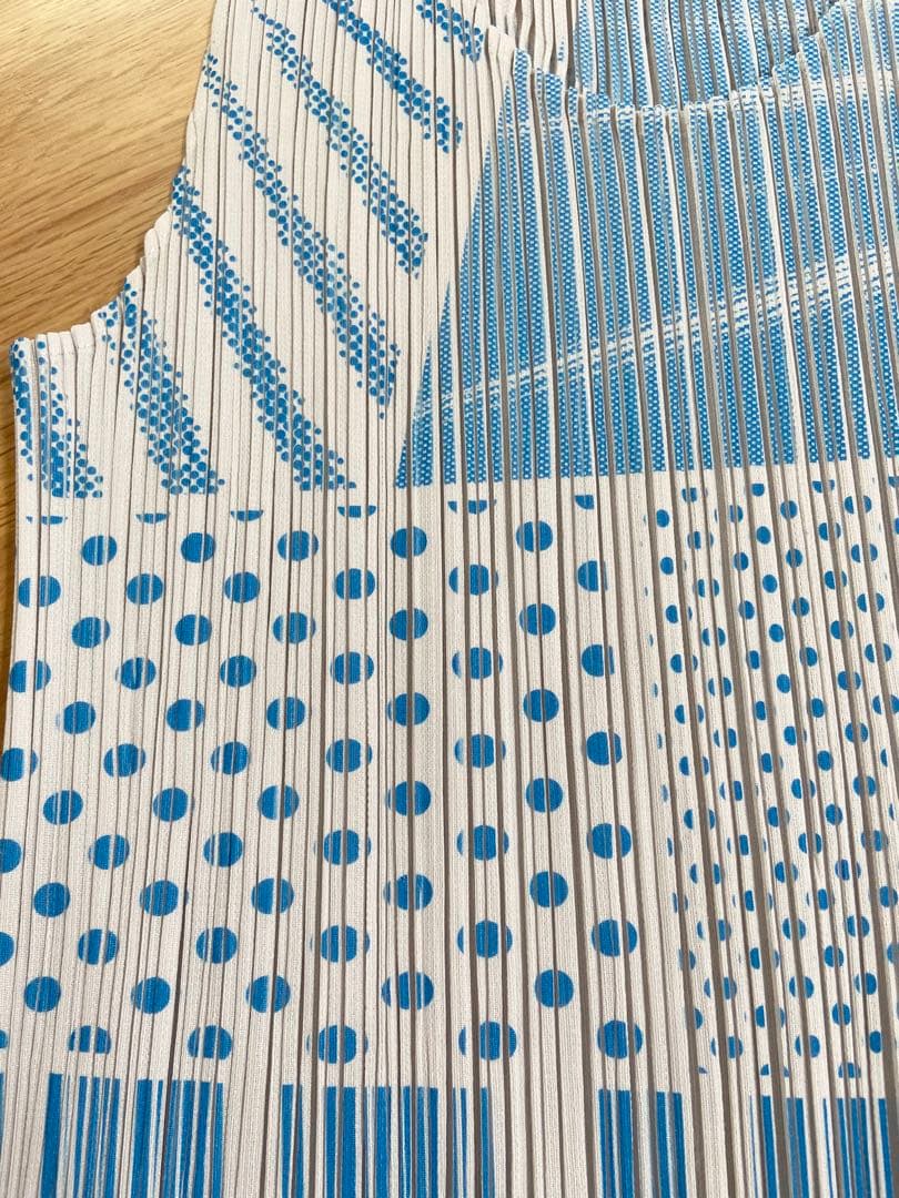 PLEATS PLEASE イッセイミヤケ　総柄　コミック　スクリーントーン