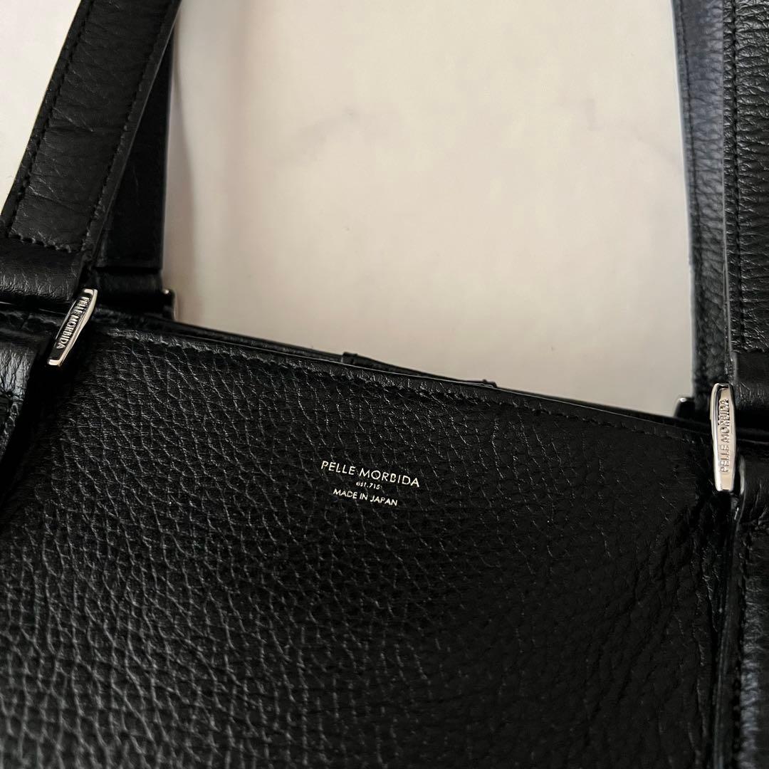ペッレモルビダ トートバッグ Colore コローレ レザー ブラック 黒 A4