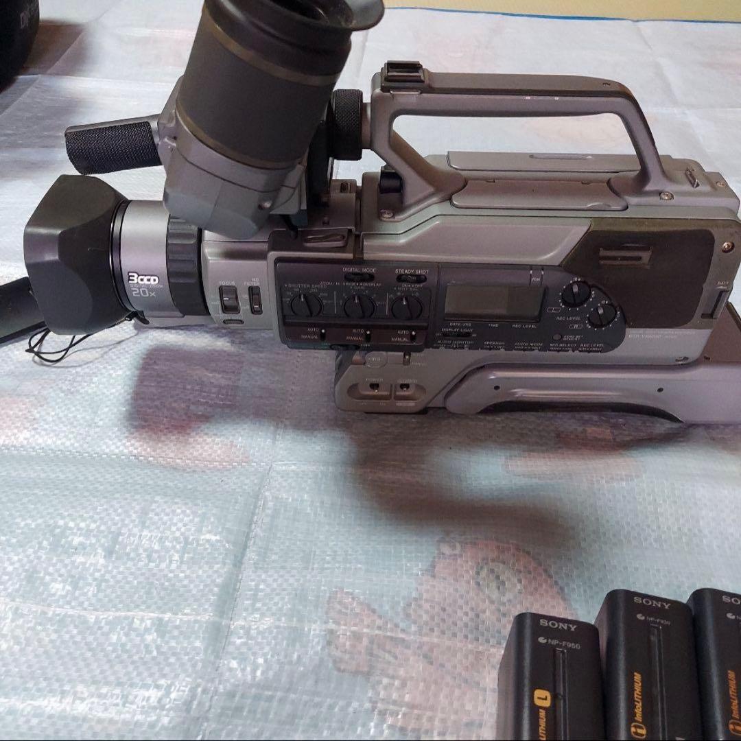 SONY　年代物　デジタルビデオカメラ　DCR-VX9000　3CCD 20x