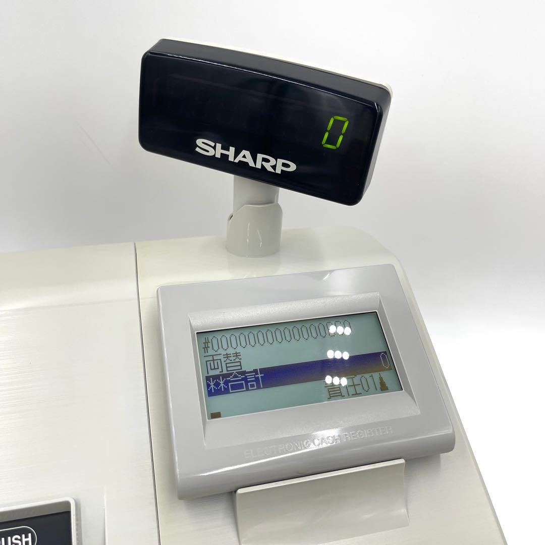 8h02_TAKADA様　廃盤品 SHARP 電子レジスター XE-A207W